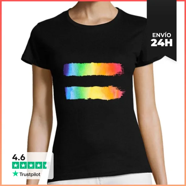 Camiseta Mujer Clásica Orgullo Gay Lgbt Lesbianas Gays Csd Arc