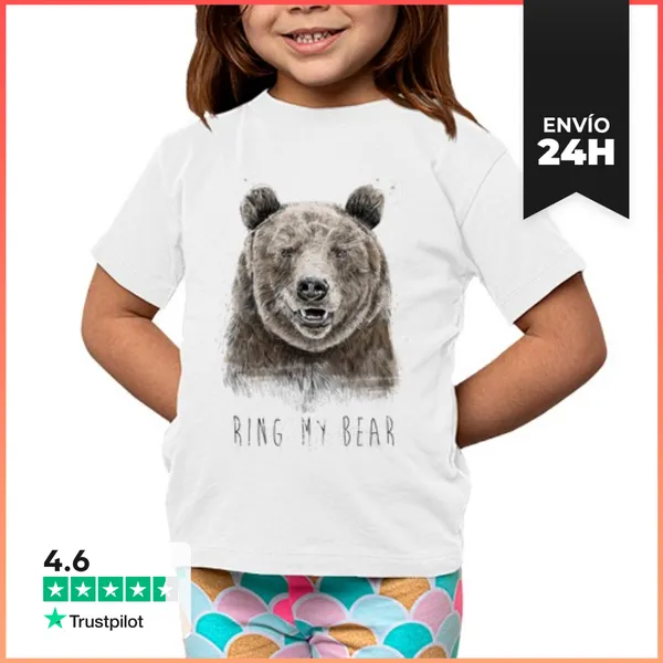 Camiseta Clásica Para Niños Llamar A Mi Oso LaTostadora