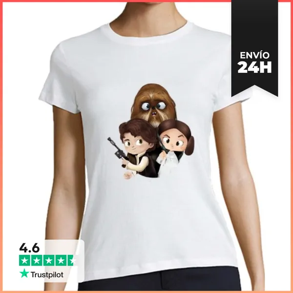 Camiseta Mujer Clásica Star Baby LaTostadora