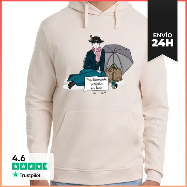 Sudadera Unisex Con Capucha Mujer, Jersey Con Capucha, Blanco