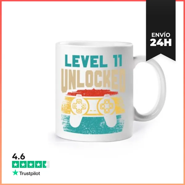Taza NIVEL 11 DE JUEGO DESBLOQUEADO LaTostadora