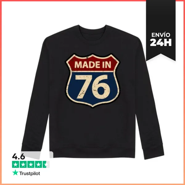 Sudadera Unisex Made In 76 LaTostadora