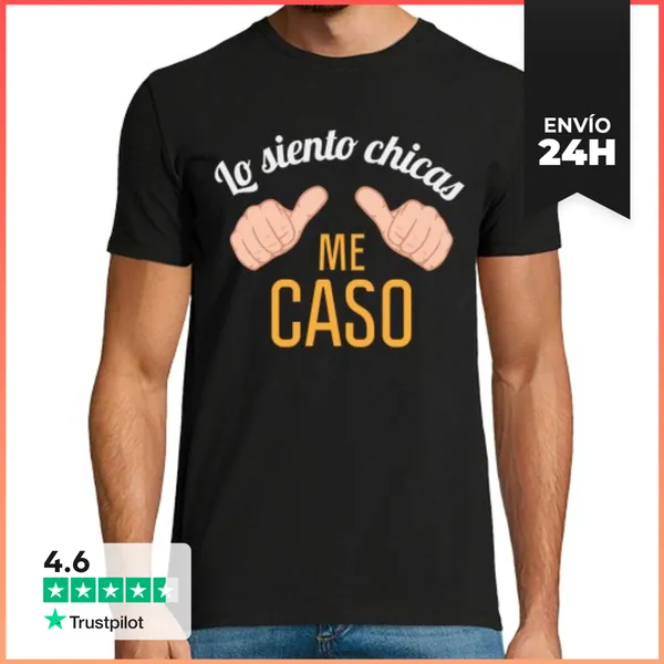 Camiseta Hombre Clásica Despedida De Soltero Lo Siento Chicas Me