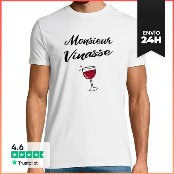 Camiseta Hombre Clásica Señor Vinaza LaTostadora