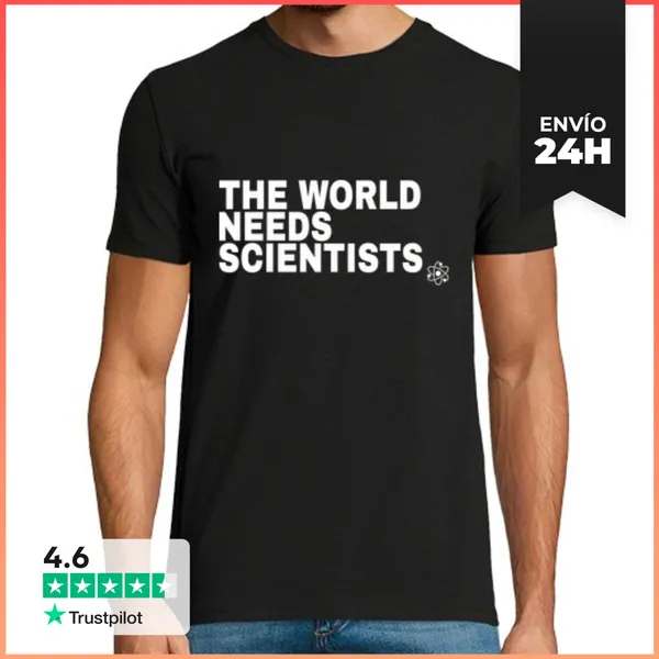Camiseta Hombre Clásica Cientificos LaTostadora