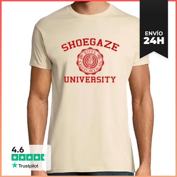 Camiseta Hombre Clásica Universidad Shoegaze LaTostadora