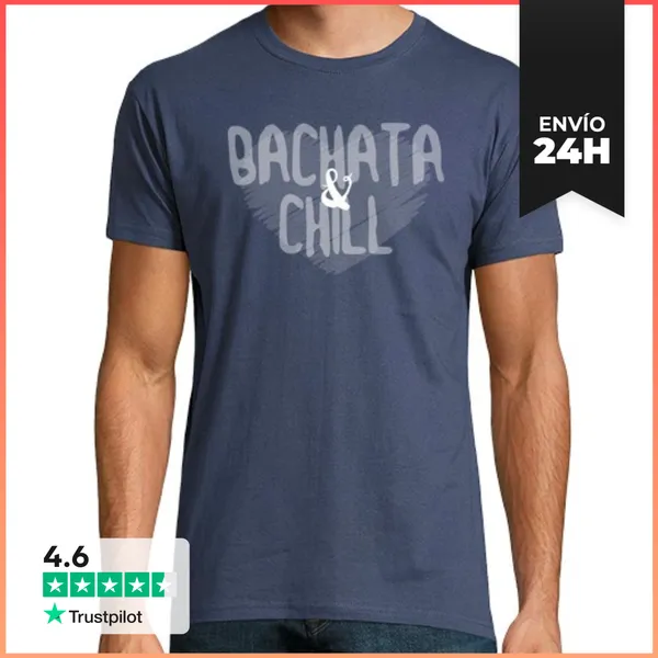 Camiseta Hombre Clásica Bachata & Chill LaTostadora