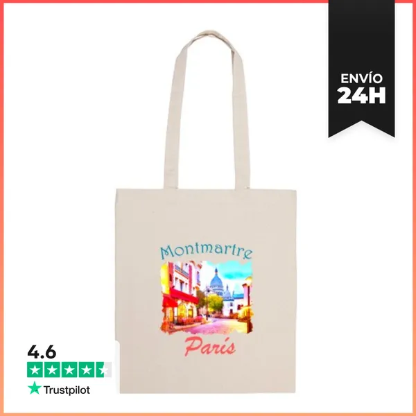 Bolsa De Tela Montmartre París LaTostadora