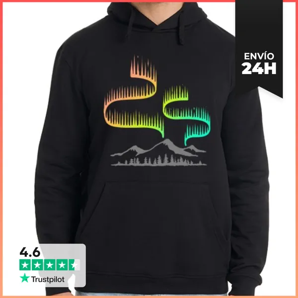 Sudadera Unisex Con Capucha Aurora LaTostadora