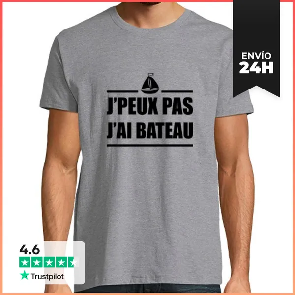 Camiseta Hombre Clásica No Puedo Navegar LaTostadora