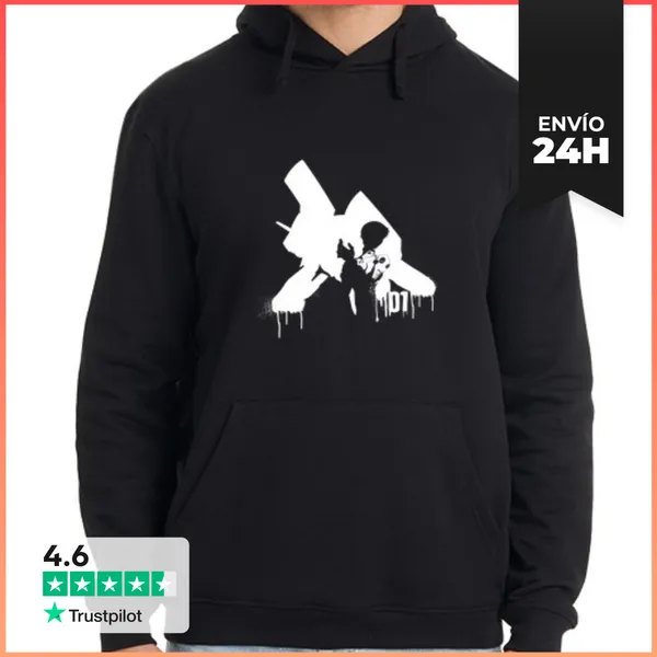 Sudadera Unisex Con Capucha Shinji (Eva Unit-01) LaTostadora