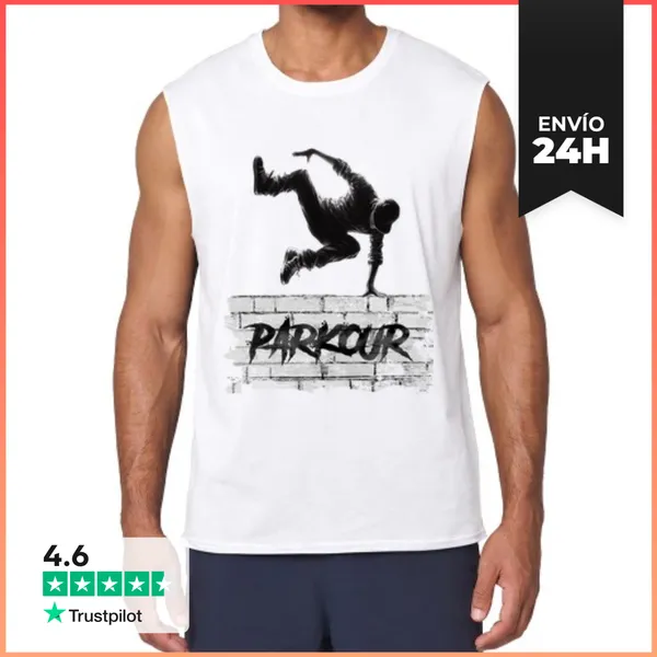 Camiseta Sin Mangas Diseño 4602213, Parkour LaTostadora