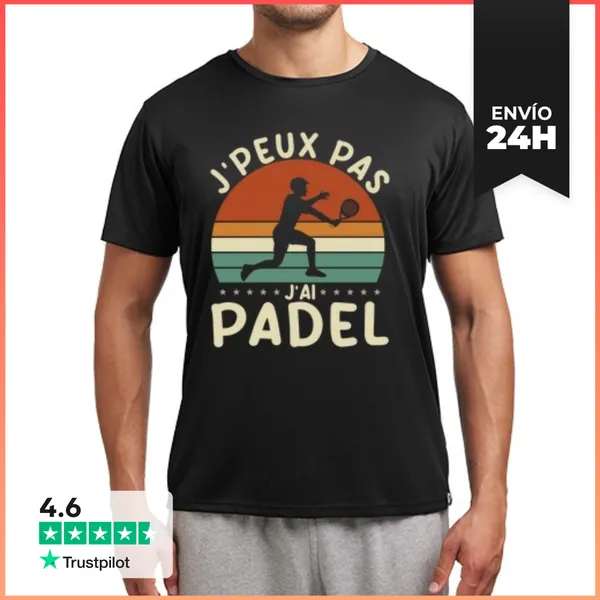 Camiseta Deportiva Hombre No Puedo Tengo Padel Regalo De