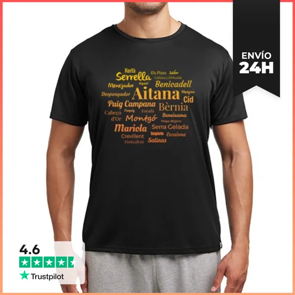 Camiseta Deportiva Hombre Sierras De Alicante #4 LaTostadora