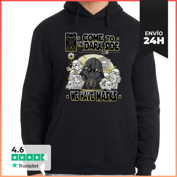 Sudadera Unisex Con Capucha Tenemos Mascaras LaTostadora