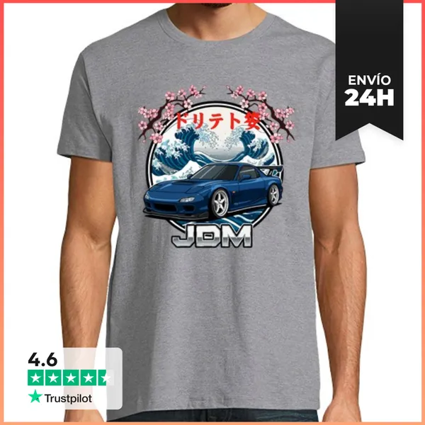 Camiseta Hombre Clásica JDM RX7 LaTostadora