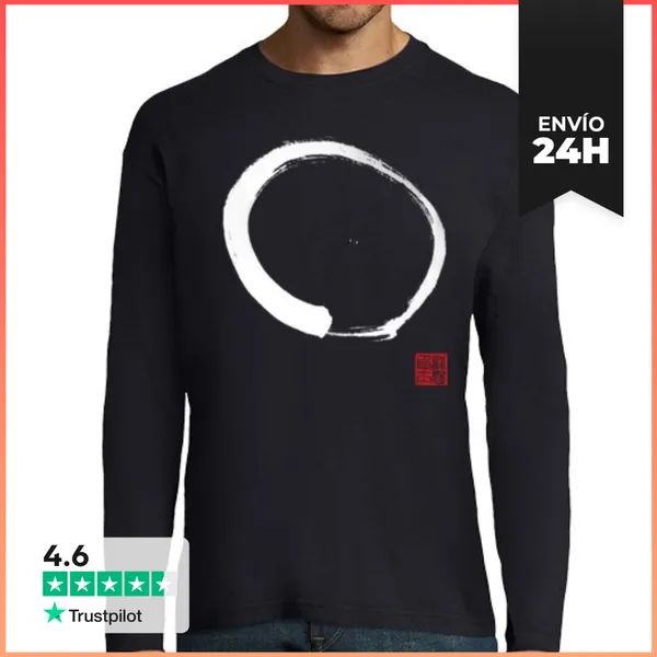 Camiseta Hombre Manga Larga Enso Sumie LaTostadora
