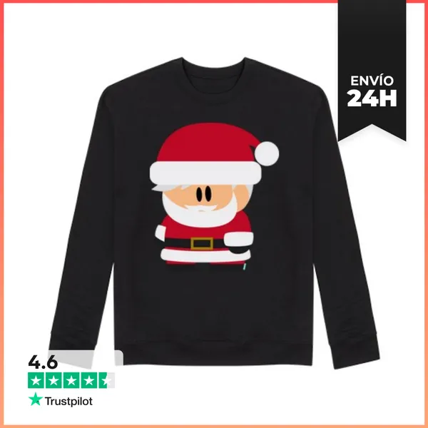 Sudadera Unisex Bubble Papa Noel LaTostadora