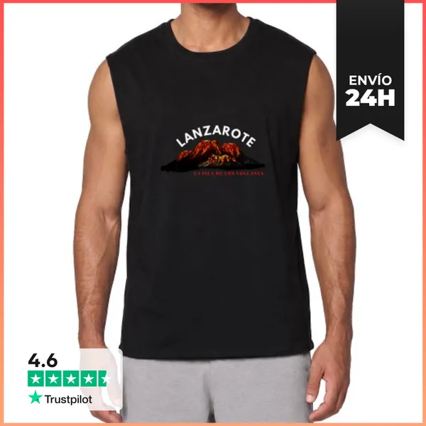 Camiseta Sin Mangas Lanzarote La Isla De Los Volcanes LaTostadora