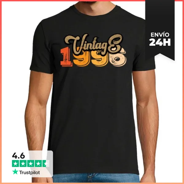 Camiseta Hombre Clásica 1996 Vintage LaTostadora