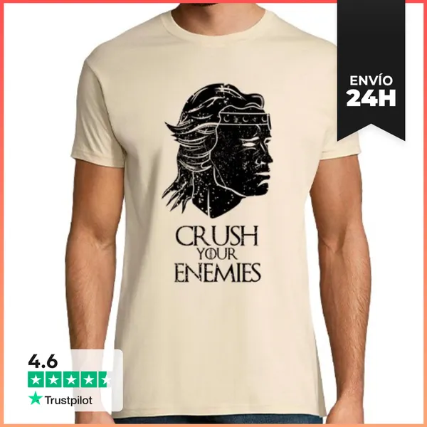 Camiseta Hombre Clásica Conan Crush Your Enemies LaTostadora