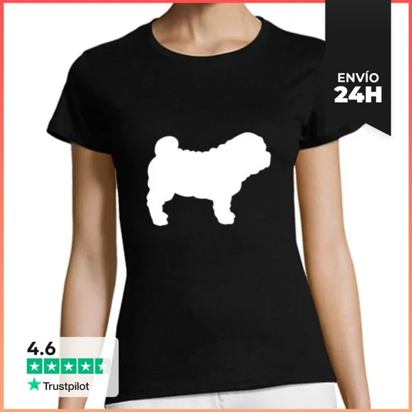 Camiseta Mujer Clásica Shar Pei LaTostadora