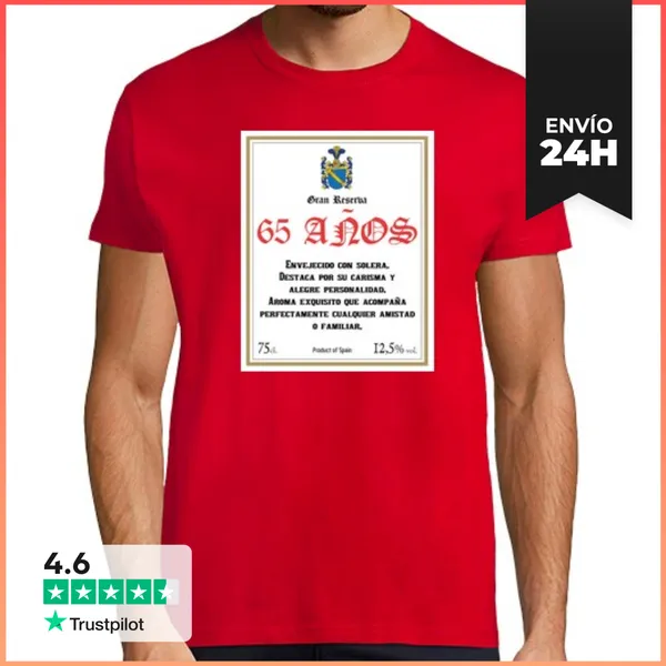 Camiseta Hombre Clásica Gran Reserva 65 Años LaTostadora