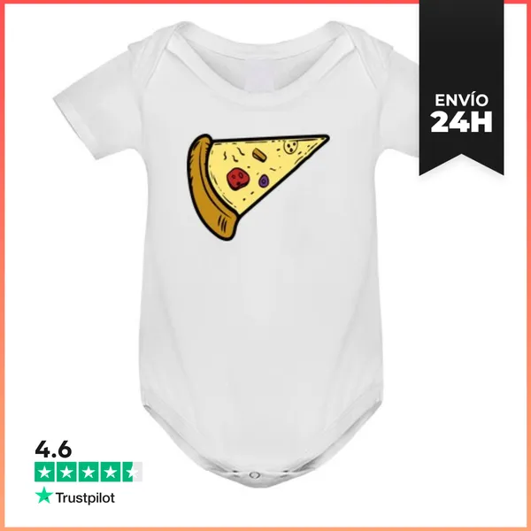 Body Bebé Porción Pizza - Hijo E Hija LaTostadora