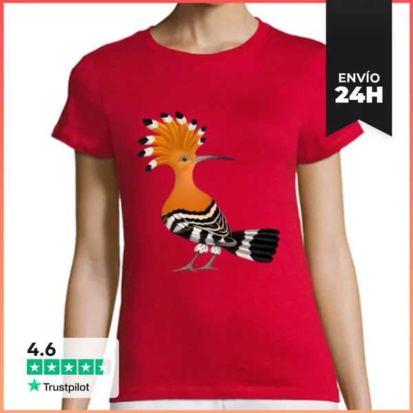 Camiseta Mujer Clásica Punky Upupa LaTostadora
