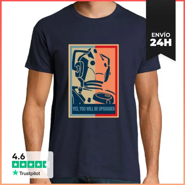 Camiseta Hombre Clásica Si, Tu Seras Actualizado, Yes We Can