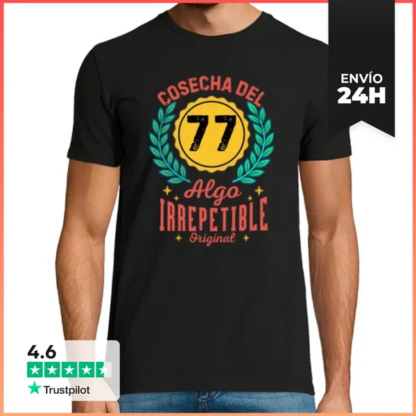 Camiseta Hombre Clásica Cosecha Del 1949 Algo Irrepetible