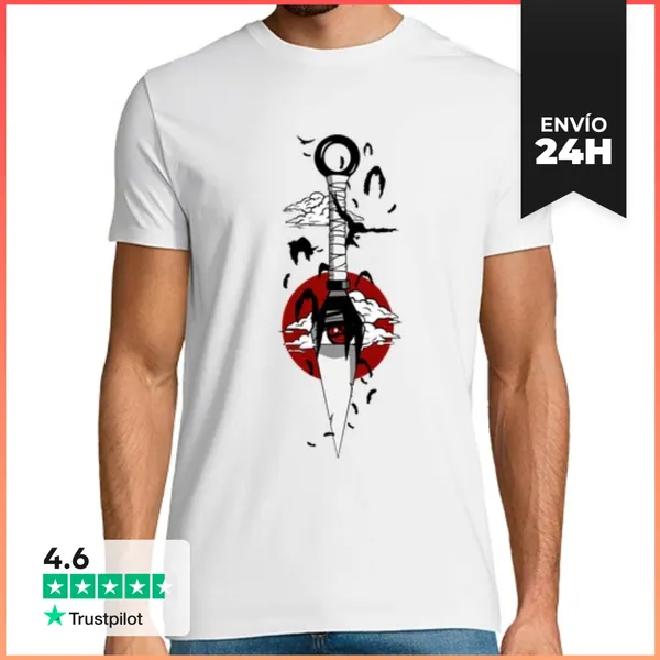 Camiseta Hombre Clásica Ninja Cuervo LaTostadora