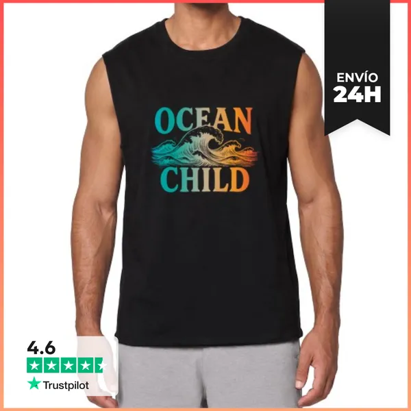 Camiseta Sin Mangas Ocean Child LaTostadora