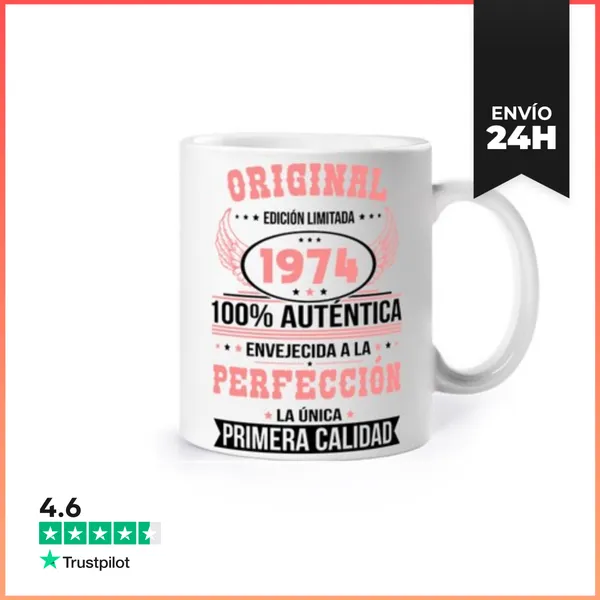 Taza 50 Anos Original 1974 La Unica LaTostadora