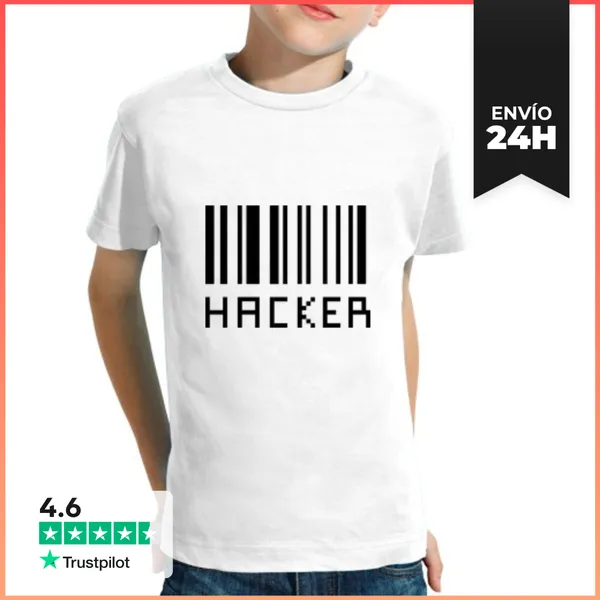 Camiseta Clásica Para Niños Camiseta Pirata Informático - Friki -