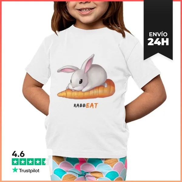 Camiseta Clásica Para Niños Rabbeat LaTostadora
