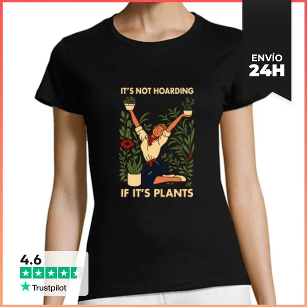Camiseta Mujer Clásica No Acumular Plantas LaTostadora