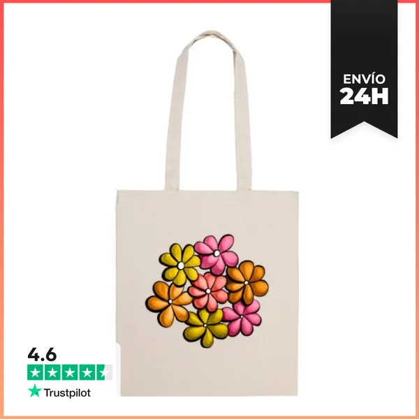 Bolsa De Tela Divertidos Dibujos Animados Coloridos F LaTostadora