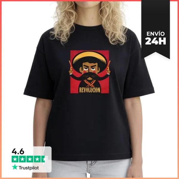 Camiseta Mujer Boxy Revolución LaTostadora