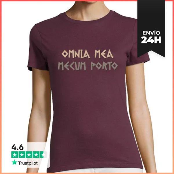 Camiseta Mujer Clásica TODO LO MIO LO LLEVO CON MIGO LaTostadora