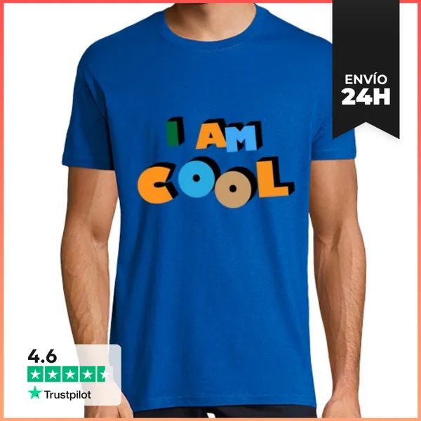 Camiseta Hombre Clásica Soy Diseño Fresco De La Camiseta