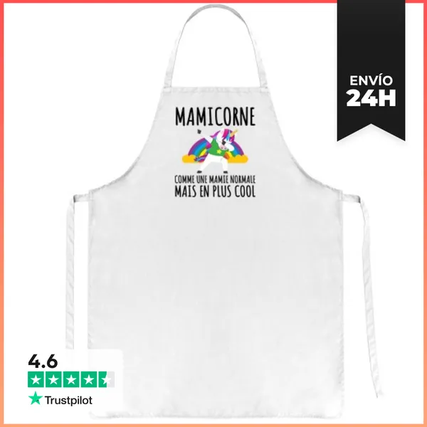 Delantal Mamicorn Unicornio Humor Abuelita Regal LaTostadora