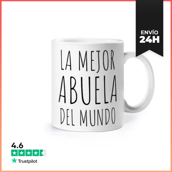 Taza La Mejor Abuela Del Mundo LaTostadora