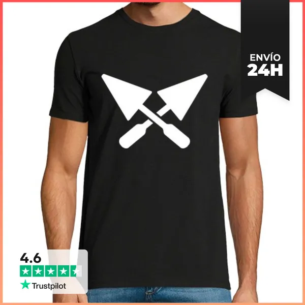 Camiseta Hombre Clásica Paletas De Albañil LaTostadora