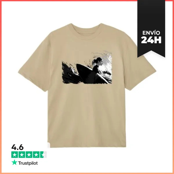 Camiseta Oversize Free Style. Surfera LaTostadora