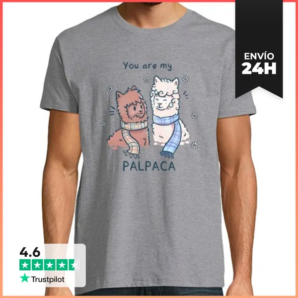 Camiseta Hombre Clásica Eres Mi Palpaca - Camisa Para Hombre