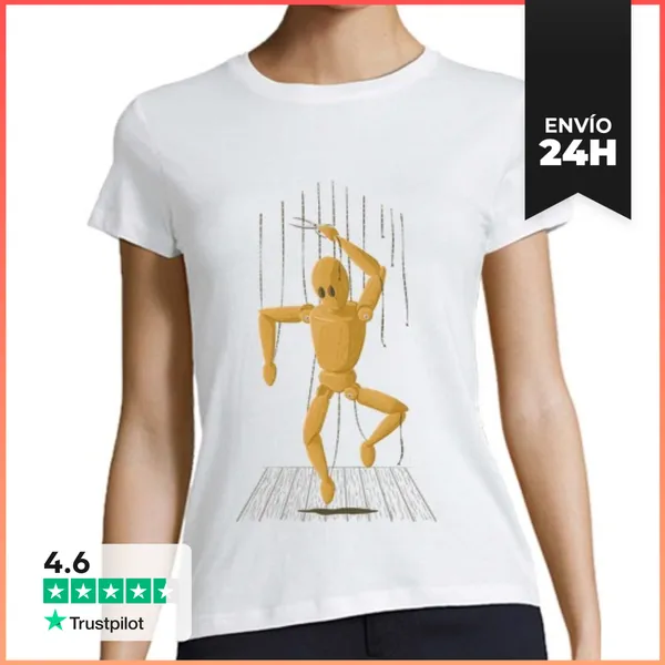 Camiseta Mujer Clásica Escapismo LaTostadora
