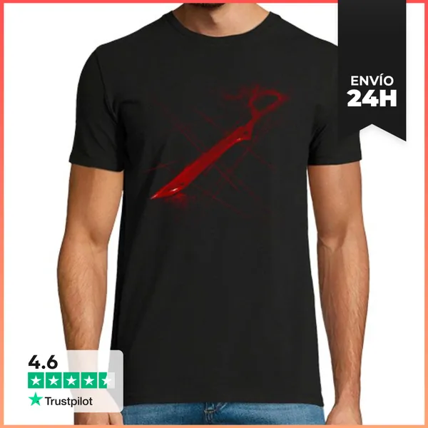 Camiseta Hombre Clásica Cuchilla De Tijera LaTostadora