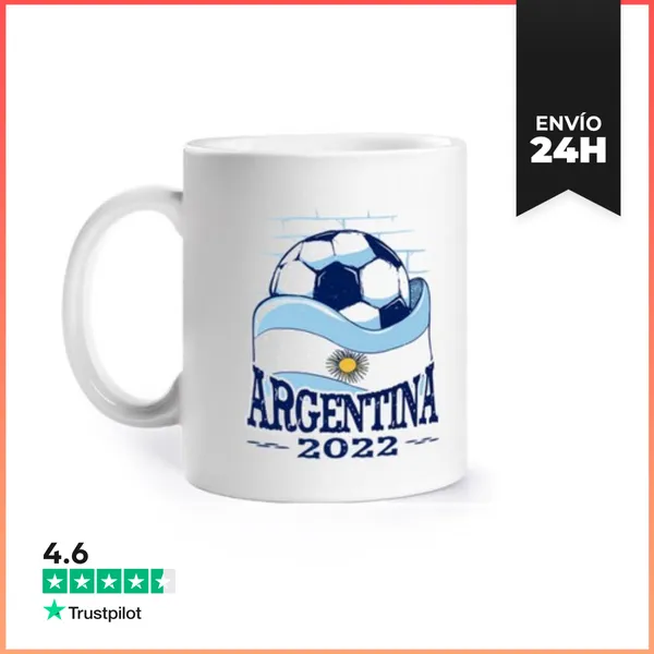 Taza Hincha Seleccion Argentina Mundial 2022 LaTostadora