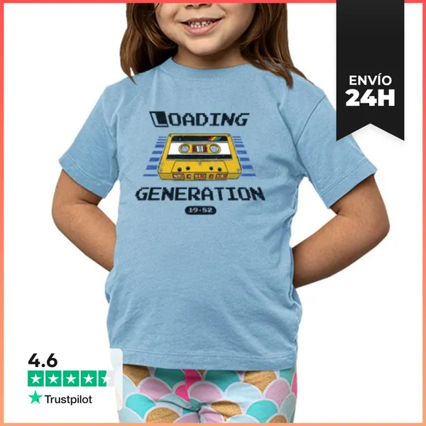 Camiseta Clásica Para Niños Loading Generation LaTostadora